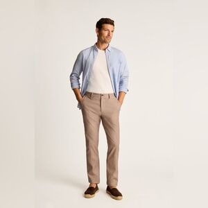 NWT Khaki Straight Fit Stretch Washed Chinos from Bonobos, Size 42/32